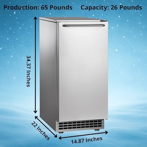 Undercounter Gourmet Cube Ice Machine — photo 3