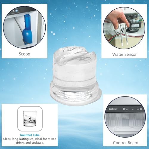 Undercounter Gourmet Cube Ice Machine — photo 4