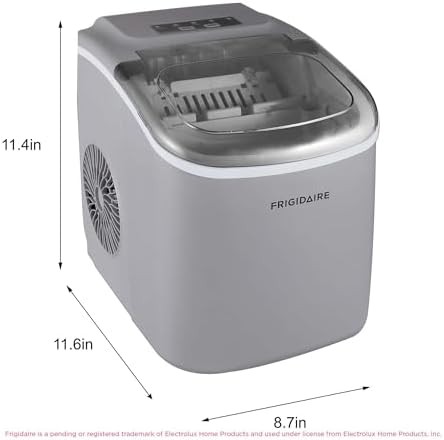 Compact Silver Clear Ice Maker — photo 5