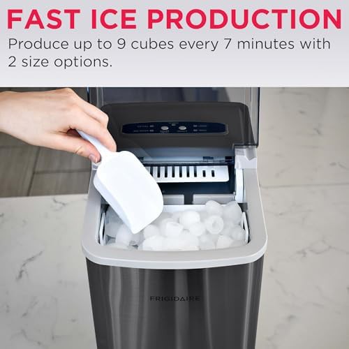 Black Stainless Bullet Ice Maker — photo 4