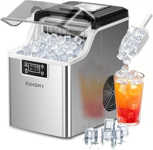 Clear square cube ice maker machine