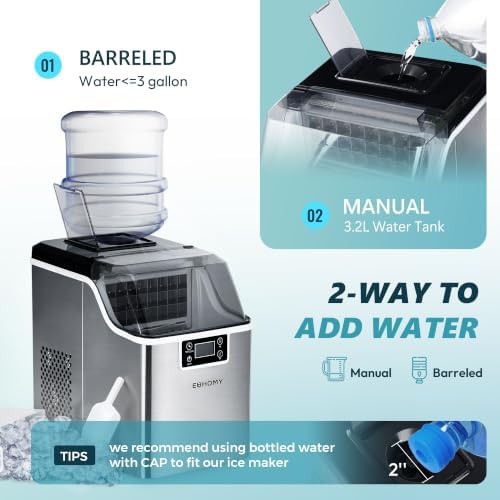 Clear square cube ice maker machine — photo 3