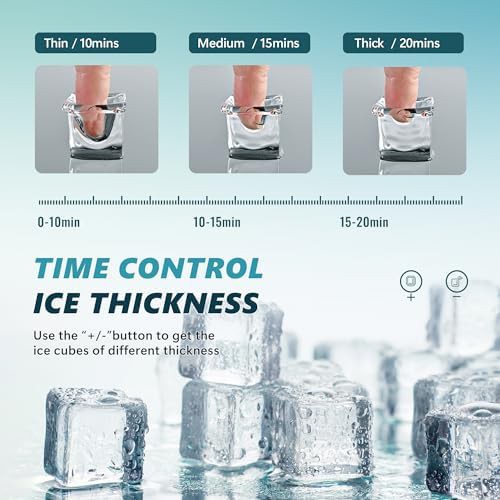 Clear square cube ice maker machine — photo 5