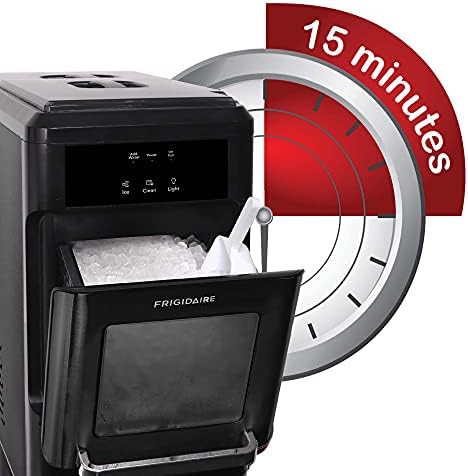 Black stainless steel nugget ice machine — photo 3