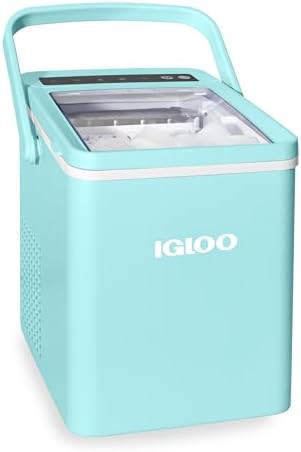 Stainless steel self cleaning portable ice maker