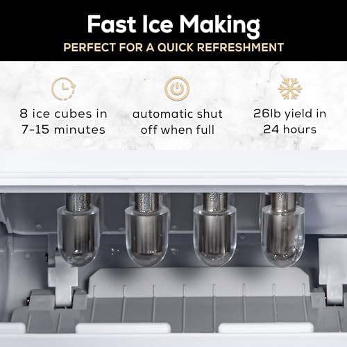 Stainless steel self cleaning portable ice maker — photo 3