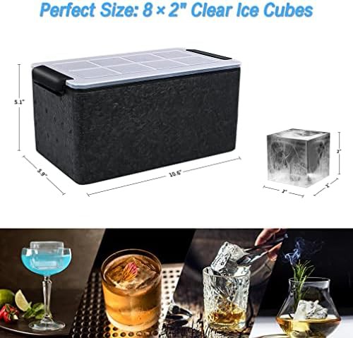 Large Square Crystal Clear Ice Maker — photo 3