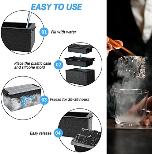 Large Square Crystal Clear Ice Maker — photo 4