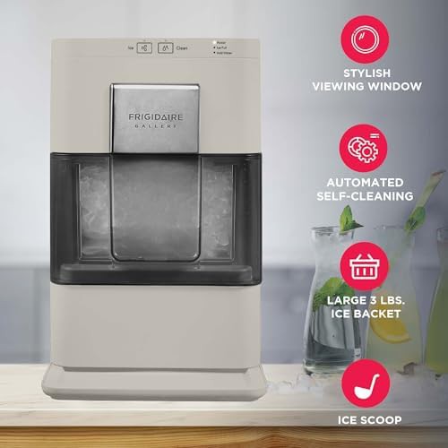 Cream nugget ice machine with window — photo 3