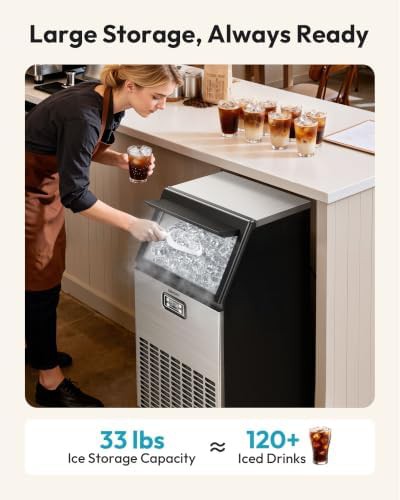 Commercial Stainless Steel Undercounter Ice Machine — photo 3