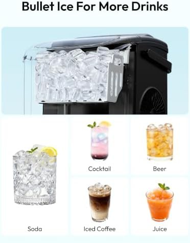 Portable Black Bullet Ice Maker with Handle — photo 5
