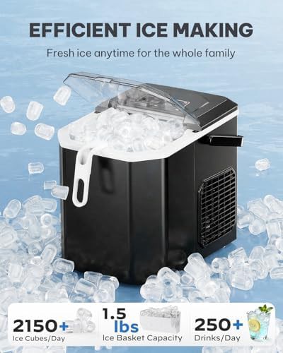 Portable Ice Maker with Integrated Carry Handle — photo 4