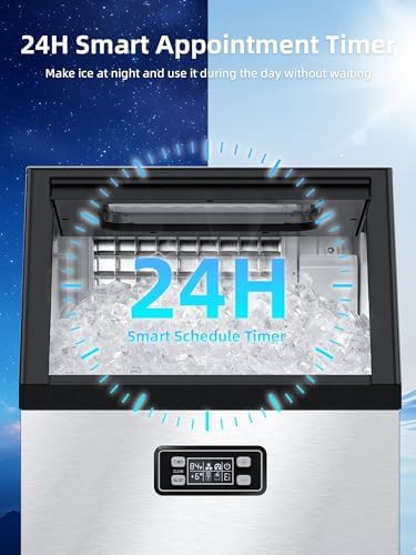 Undercounter Stainless Steel Ice Maker 100 Lbs — photo 5
