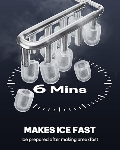 Stainless Steel Ice Maker with Handle — photo 4