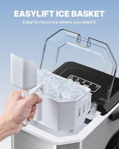 Stainless Steel Ice Maker with Handle — photo 5