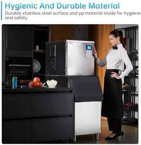 Commercial Cube Ice Machine 400lb Capacity — photo 5