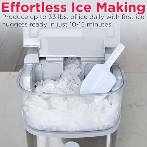 Metallic finish crunchy nugget ice machine — photo 4