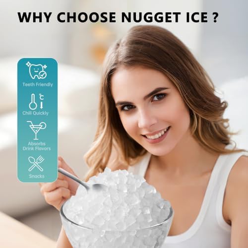 Nugget ice maker with carry handle 34lbs — photo 4