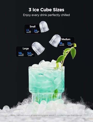 Black Smart Ice Maker with Voice Control — photo 4