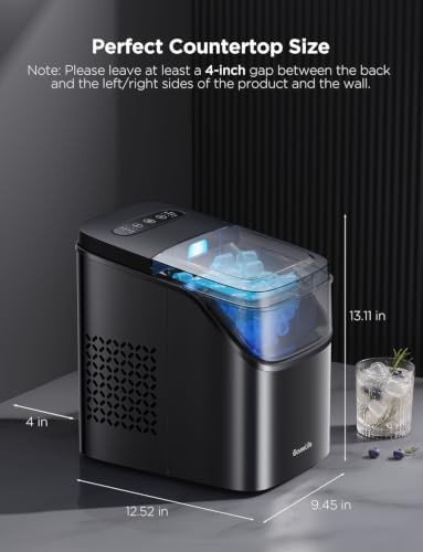 Black Smart Ice Maker with Voice Control — photo 5