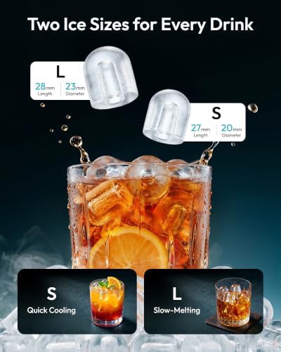 Portable bullet ice maker with carry handle — photo 4