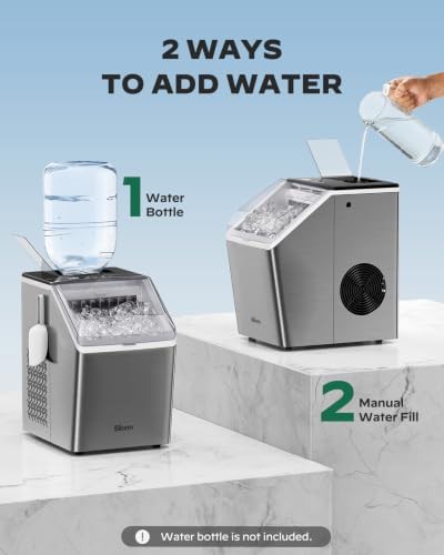 Stainless Clear Ice Maker with Dual Fill — photo 3