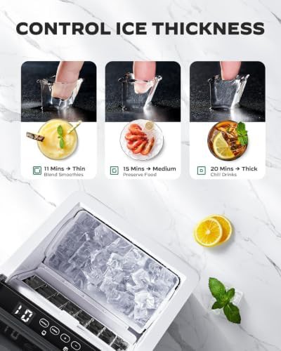 Stainless Clear Ice Maker with Dual Fill — photo 5