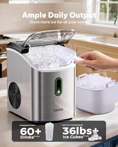 Stainless steel sonic ice machine — photo 3