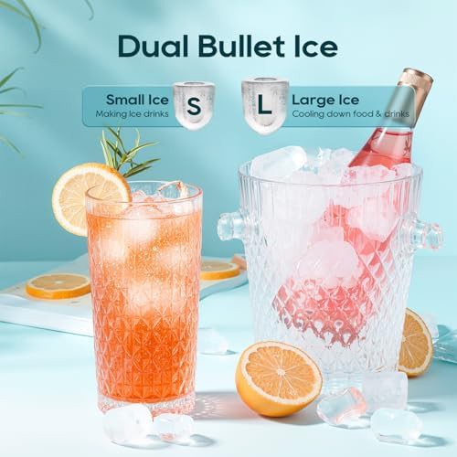 Countertop Bullet Ice Maker 26lb Capacity — photo 4