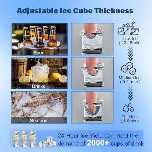 Stainless Steel Commercial 500lb Ice Machine — photo 4