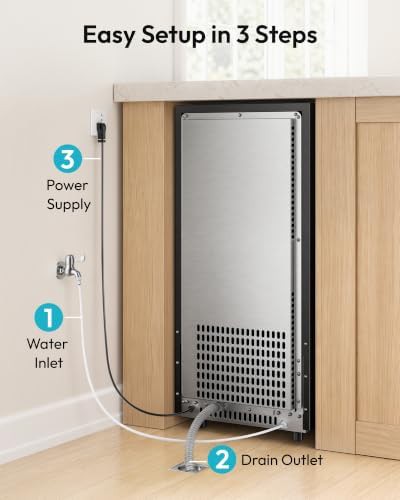 Undercounter 15 in ice maker with gravity drain — photo 5