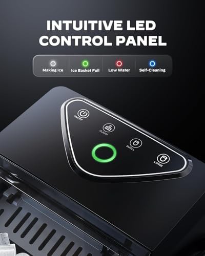 Ice maker with LED touch control — photo 5