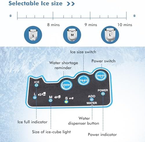 Countertop Ice Maker and Water Dispenser — photo 4