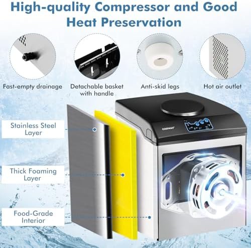Countertop Ice Maker and Water Dispenser — photo 5