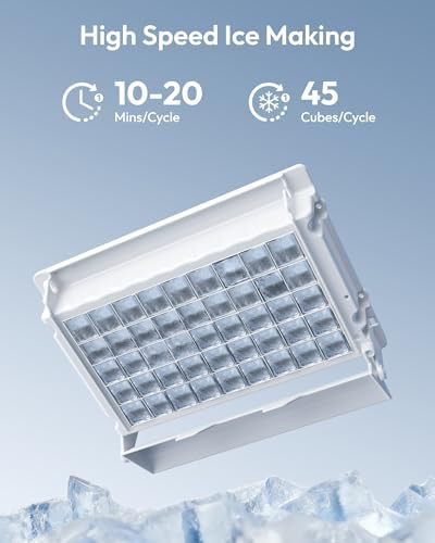 Mirror polished steel commercial ice machine — photo 3