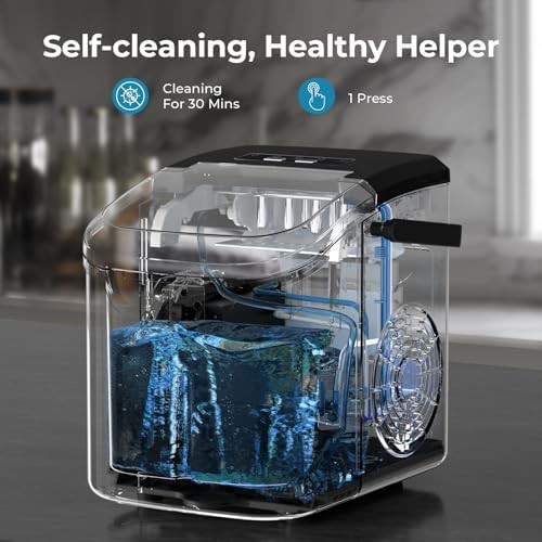 Compact White Bullet Ice Maker Machine — photo 4