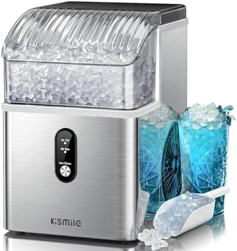 Compact Nugget Ice Machine Stainless Steel