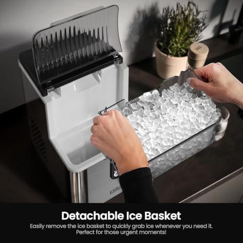 Compact Nugget Ice Machine Stainless Steel — photo 3