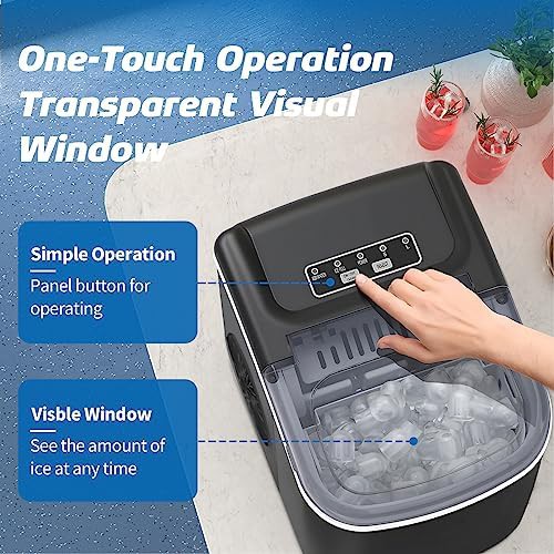 Black bullet ice maker with two sizes — photo 5
