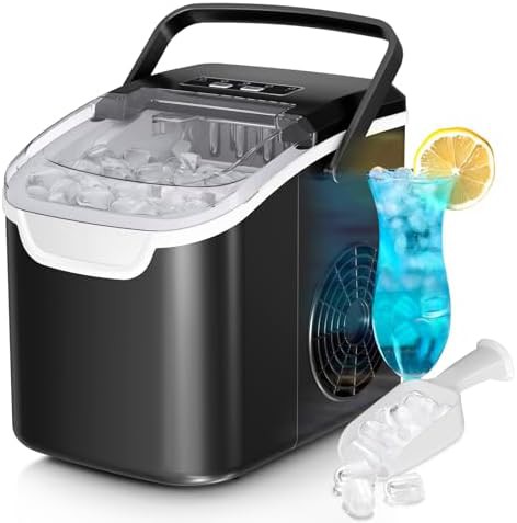 Self Cleaning Countertop Bullet Ice Maker