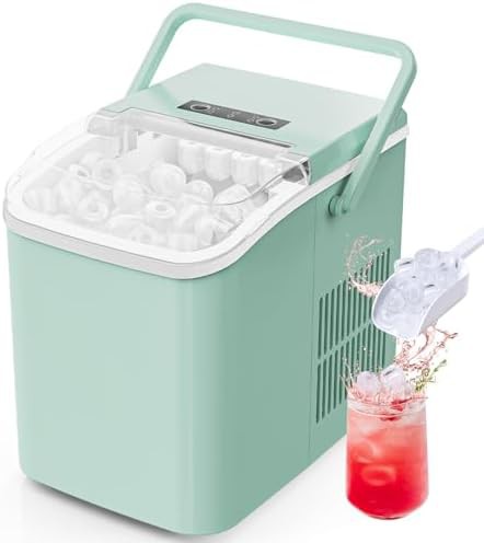 Green Portable Bullet Ice Maker