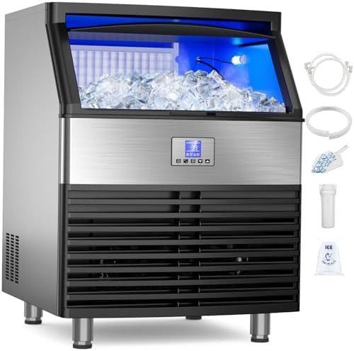 Stainless Undercounter Commercial Ice Maker