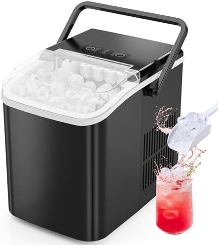 Coal Black Portable Ice Maker