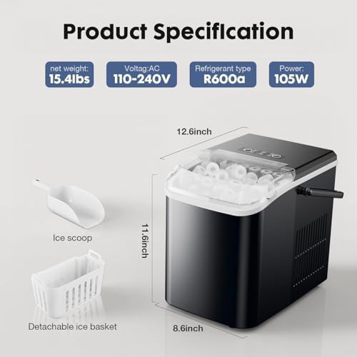 Coal Black Portable Ice Maker — photo 4