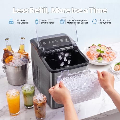 Countertop Nugget Pebble Ice Machine — photo 4