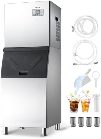 Commercial Ice Maker with 300 Pound Storage Bin