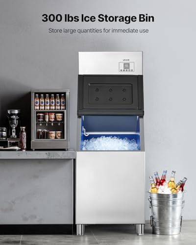 Commercial Ice Maker with 300 Pound Storage Bin — photo 3