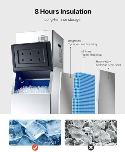 Commercial Ice Maker with 300 Pound Storage Bin — photo 4