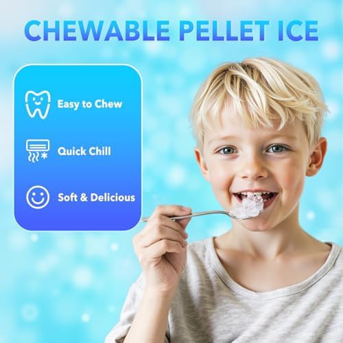 Silver nugget ice maker for chewable ice — photo 3