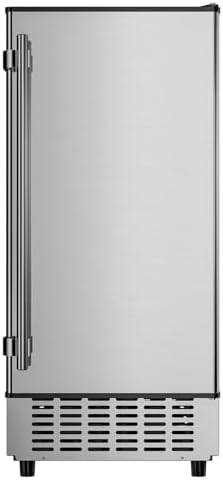 Commercial undercounter ice maker removable filter